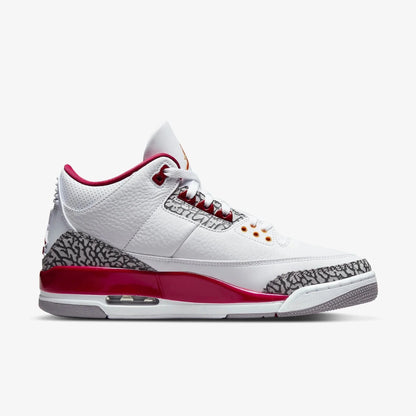 Men'S Jordan 3 Retro "Cardinal Red" White/Light Curry-Cardinal Red (CT8532 126) - 13