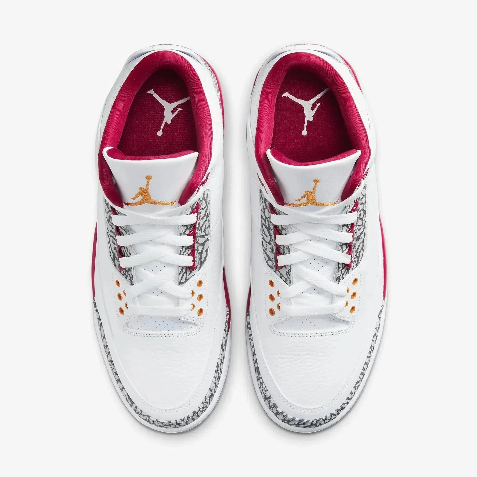 Men'S Jordan 3 Retro "Cardinal Red" White/Light Curry-Cardinal Red (CT8532 126) - 13